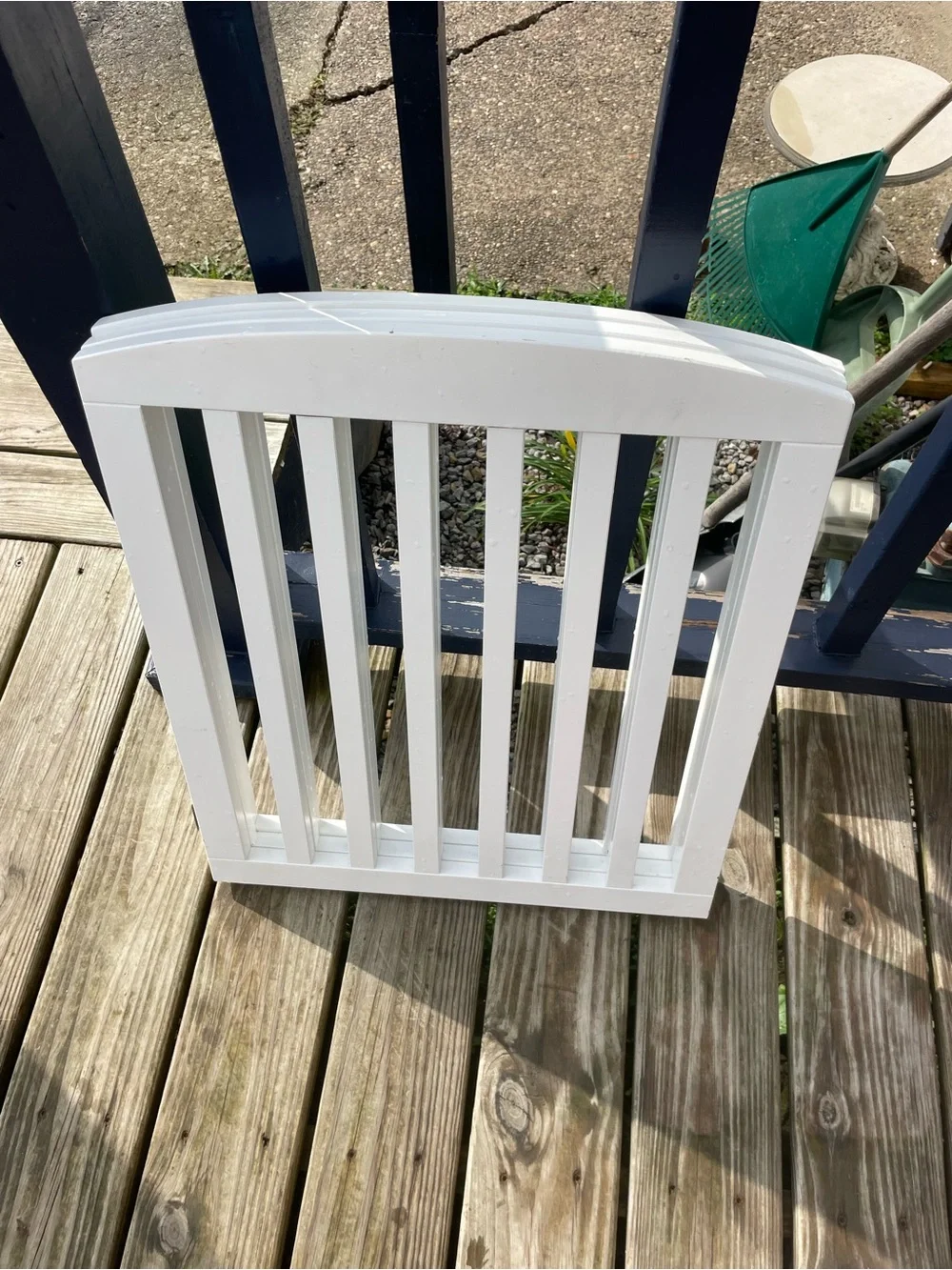 Pawland Freestanding Foldable Wooden Dog Gate, White, 3 Panel